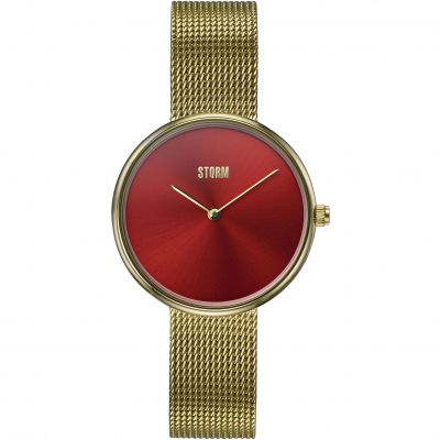 Ladies STORM Selina Gold Red Watch 47480/GD/R